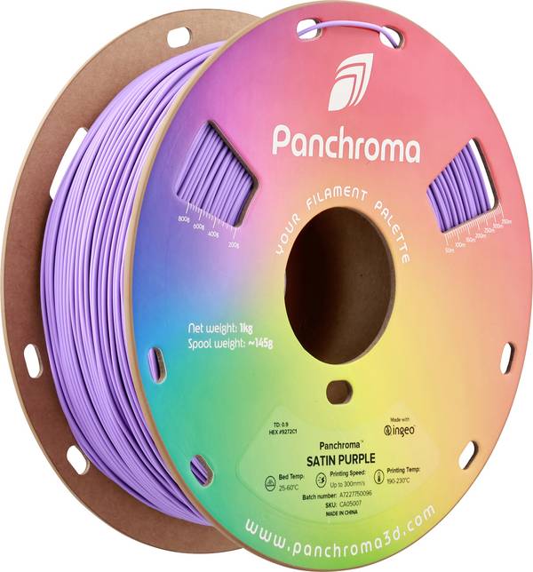 Polymaker CA05007 Panchroma™ Satin Filament PLA Satiniert, hohe Steifigkeit 1.75 mm 1000 g Purple  1 St.