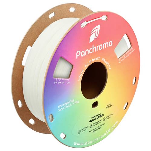 Polymaker CA02030 Panchroma™ Glow Filament PLA nachleuchtend, Farbwechsel 1.75 mm 1000 g Glow Green 1 St.