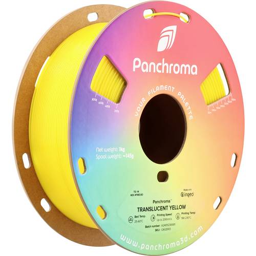 Polymaker CA02003 Panchroma™ Translucent Filament PLA 1.75 mm 1000 g Transluzent, Yellow, Gelb 1 St.