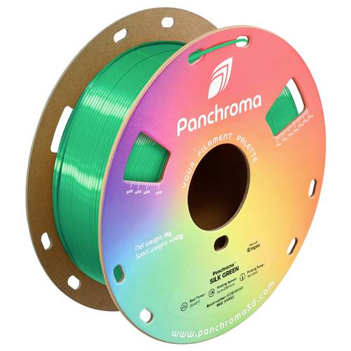 Polymaker CA03007 Panchroma™ Silk Filament PLA Seidig glänzend 1.75 mm 1000 g Green, Grün 1 St.