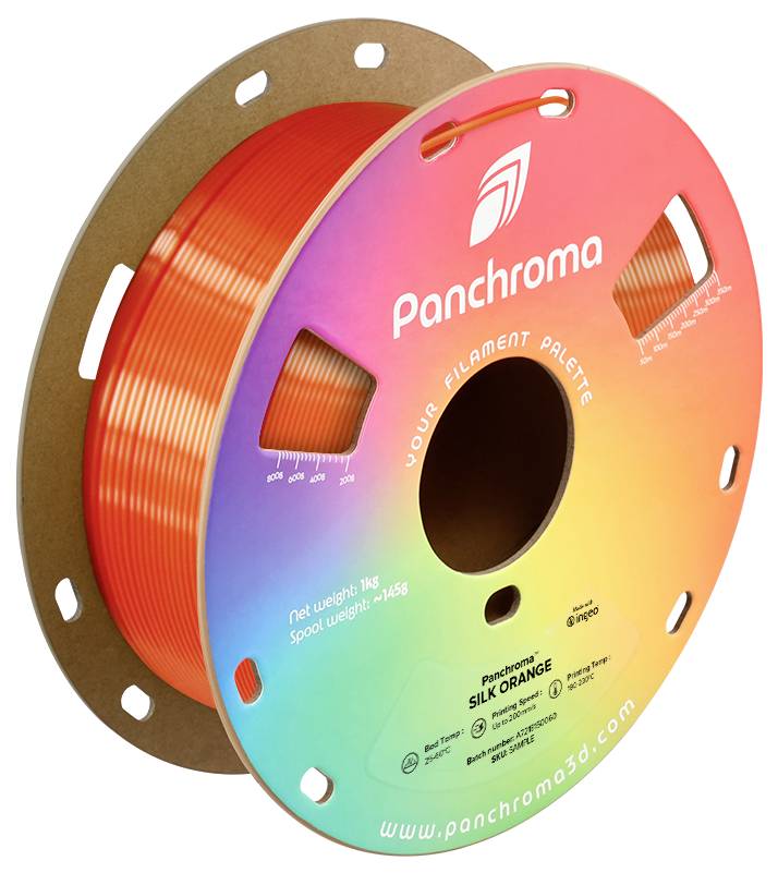 Polymaker CA03011 Panchroma™ Silk Filament PLA kunststof Zijdeglans 1.75 mm 1000 g Oranje 1 stuk(s)