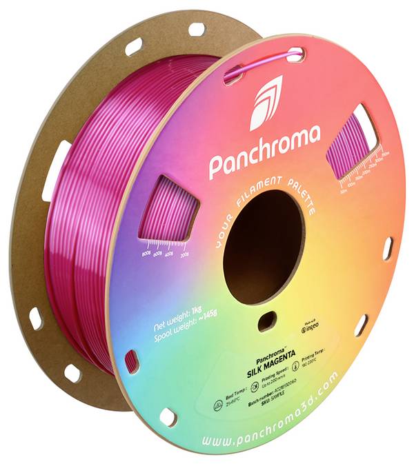 Polymaker CA03010 Panchroma™ Silk Filament PLA Seidig glänzend 1.75 mm 1000 g Magenta  1 St.
