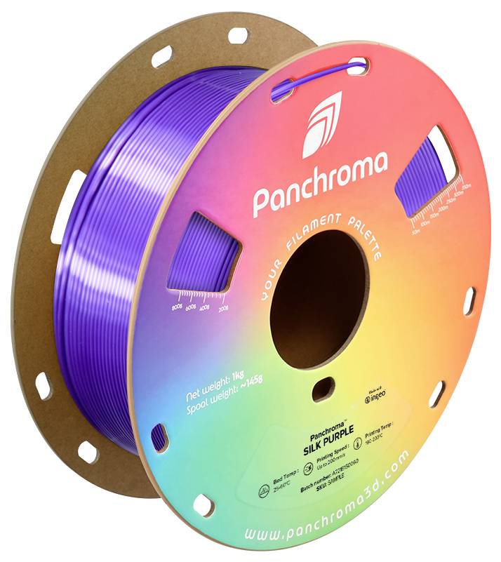 Polymaker CA03014 Panchroma™ Silk Filament PLA kunststof Zijdeglans 1.75 mm 1000 g Paars 1 stuk(s)