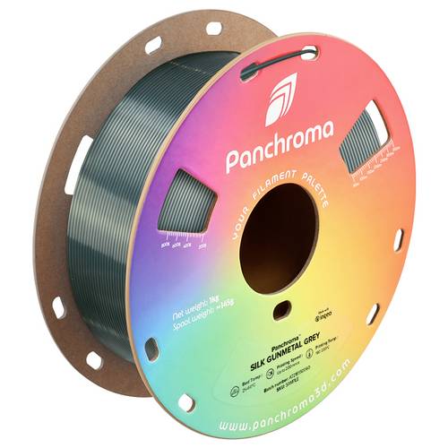 Polymaker CA03032 Panchroma™ Silk Filament PLA Seidig glänzend 1.75 mm 1000 g Gunmetal Grey, Grau-Grün 1 St.