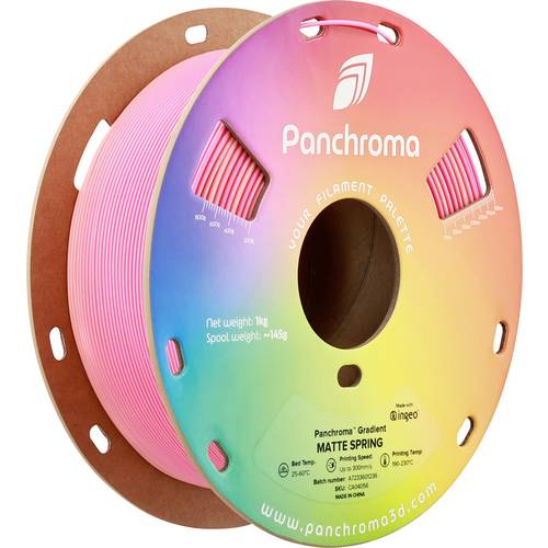 Polymaker CA04056 Panchroma™ Gradient Matte Filament PLA Mehrfarbig 1.75 mm 1000 g Spring, Magenta, Orange 1 St.