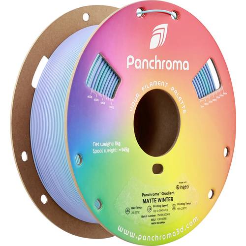 Polymaker CA04058 Panchroma™ Gradient Matte Filament PLA Mehrfarbig 1.75 mm 1000 g Winter, Blau, Violett 1 St.