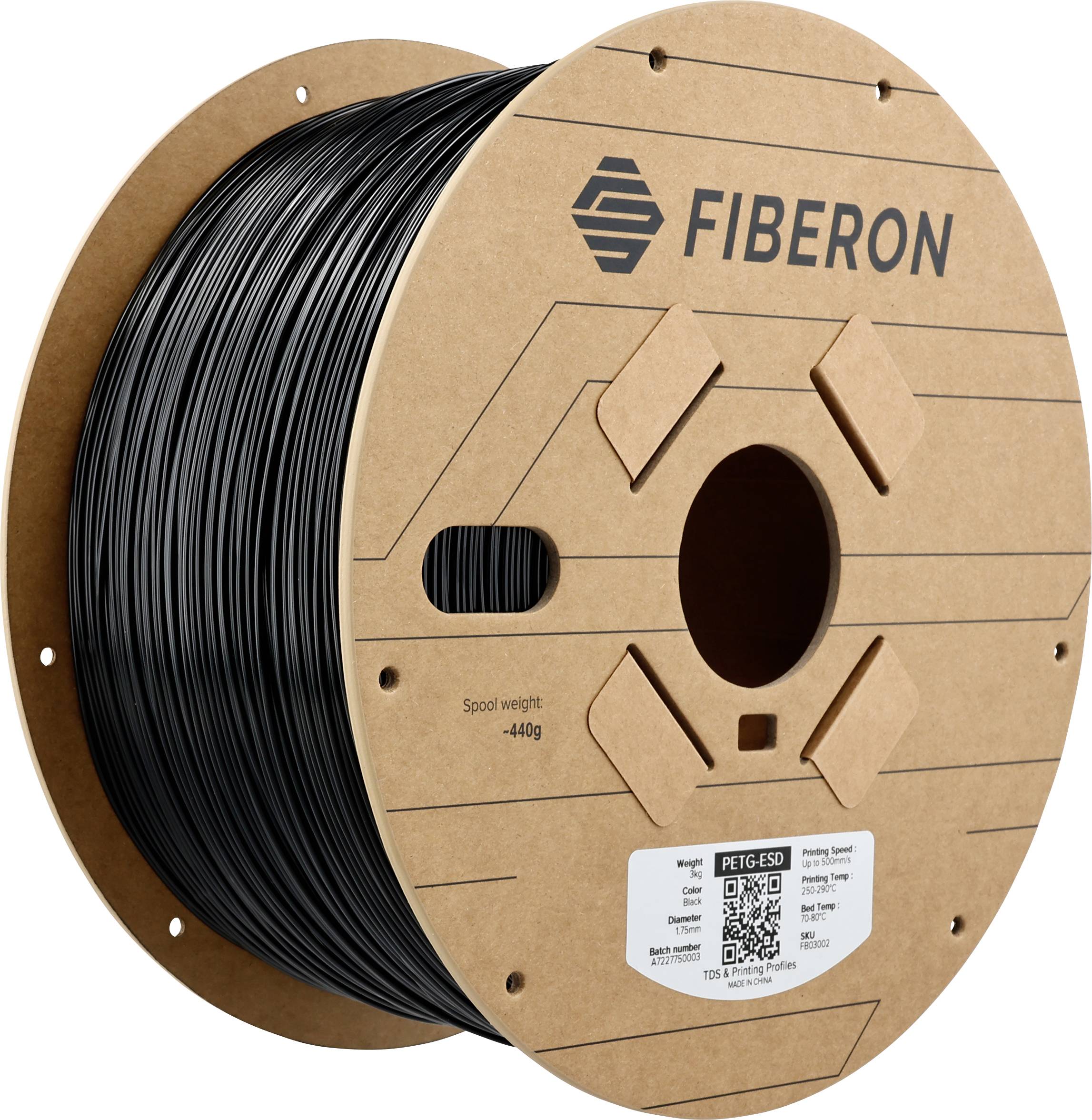 Polymaker FB03002 Fiberon™ PETG-ESD Filament PETG ESD ESD-veilig 1.75 mm 3000 g Zwart 1 stuk(s)