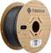 Spule mit schwarzem Filament der Marke 'FIBERON', zeigt Logo und Gewicht 440g. Enthält QR-Code und Produktinformationen auf Etikett.
