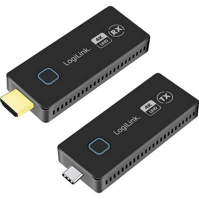 'Wireless 4K UHD HDMI Transmitter und Empfänger-Set von LogiLink.'