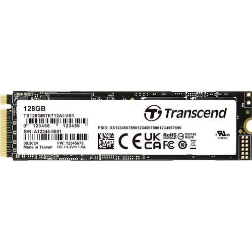 Transcend 128 GB Interne M.2 PCIe SSD TS128GMTE712AI-VS1