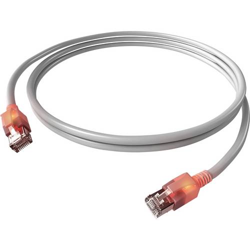 Thumbnail - EasyLan DualBoot LED Patchkabel RJ45 S/FTP Kat.6A (Class EA), mit saCon Stecker, LSOH, grau, 1,5 m