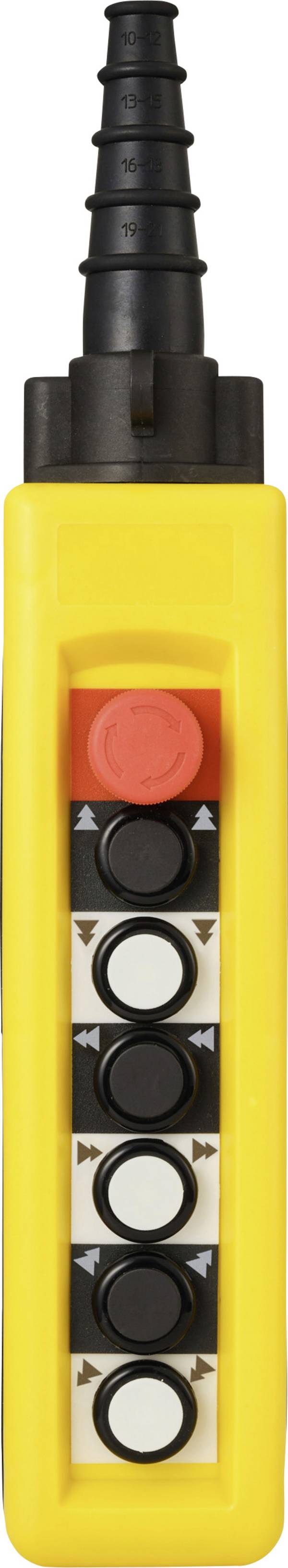 TRU COMPONENTS TC-13599184 TC-A6913 Hängetaster mit NOT-Aus-Schalter 1 St.