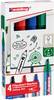 Edding 4-383-4-2 Flipchartmarker 383 Mehrfarbig 1 St.