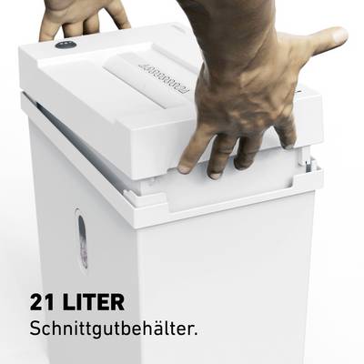 Ideal Office Shredcat 8200 CC 2 x 12 mm Aktenvernichter 12 Blatt Partikelschnitt 2 x 12 mm P-5 21 l Vernichtet auch Büro-9