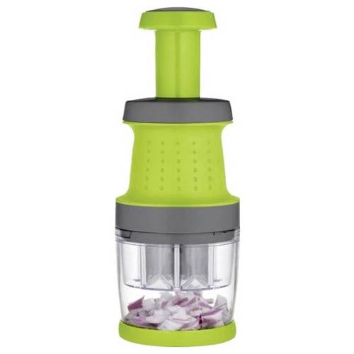 Qdesign 190-032 Manueller Gemüseschneider, grün/grau