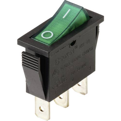 TRU COMPONENTS TC-13599536 Wippschalter 250 V/AC 16 A 1 x Aus/Ein rastend 1 St.