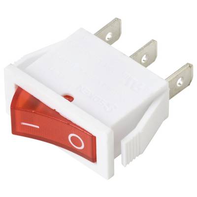 TRU COMPONENTS TC-13599548 Wippschalter 250 V/AC 16 A 1 x Aus/Ein rastend 1 St.-1