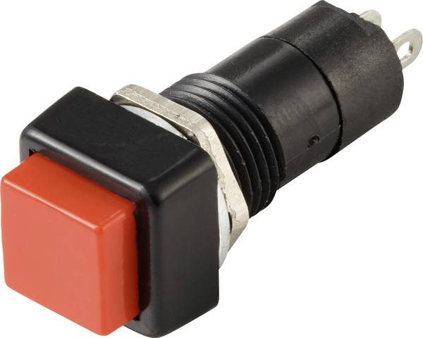 TRU COMPONENTS TC-13599552  Druckschalter 250 V/AC 3 A 1 x Aus/Ein rastend  (L x B x H) 14.5 x 14.5 x 39 mm  1 St.