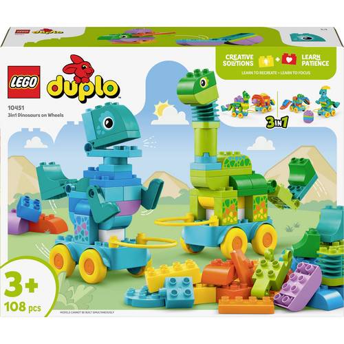 10451 LEGO® DUPLO® Dinos auf Rädern 3-in-1-Set