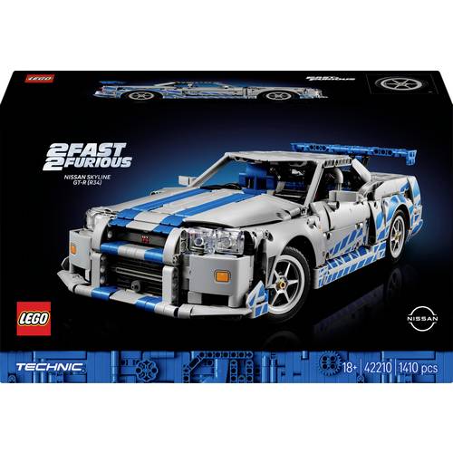 42210 LEGO® TECHNIC 2 Fast 2 Furious Nissan Skyline GT-R (R34) Flitzer