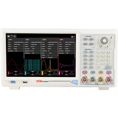 Elektronisches Gerät mit einem Bildschirm, das verschiedene Wellensignale in Echtzeit zeigt. Es hat mehrere Anschlüsse und Bedienelemente.