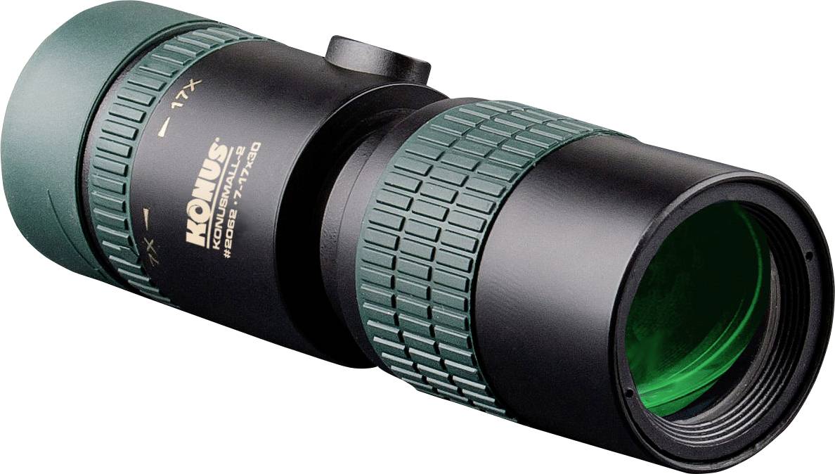 Konus Fernglas Konusmall-2 7-17x30 17 x 30 mm Monokular Schwarz KON2062