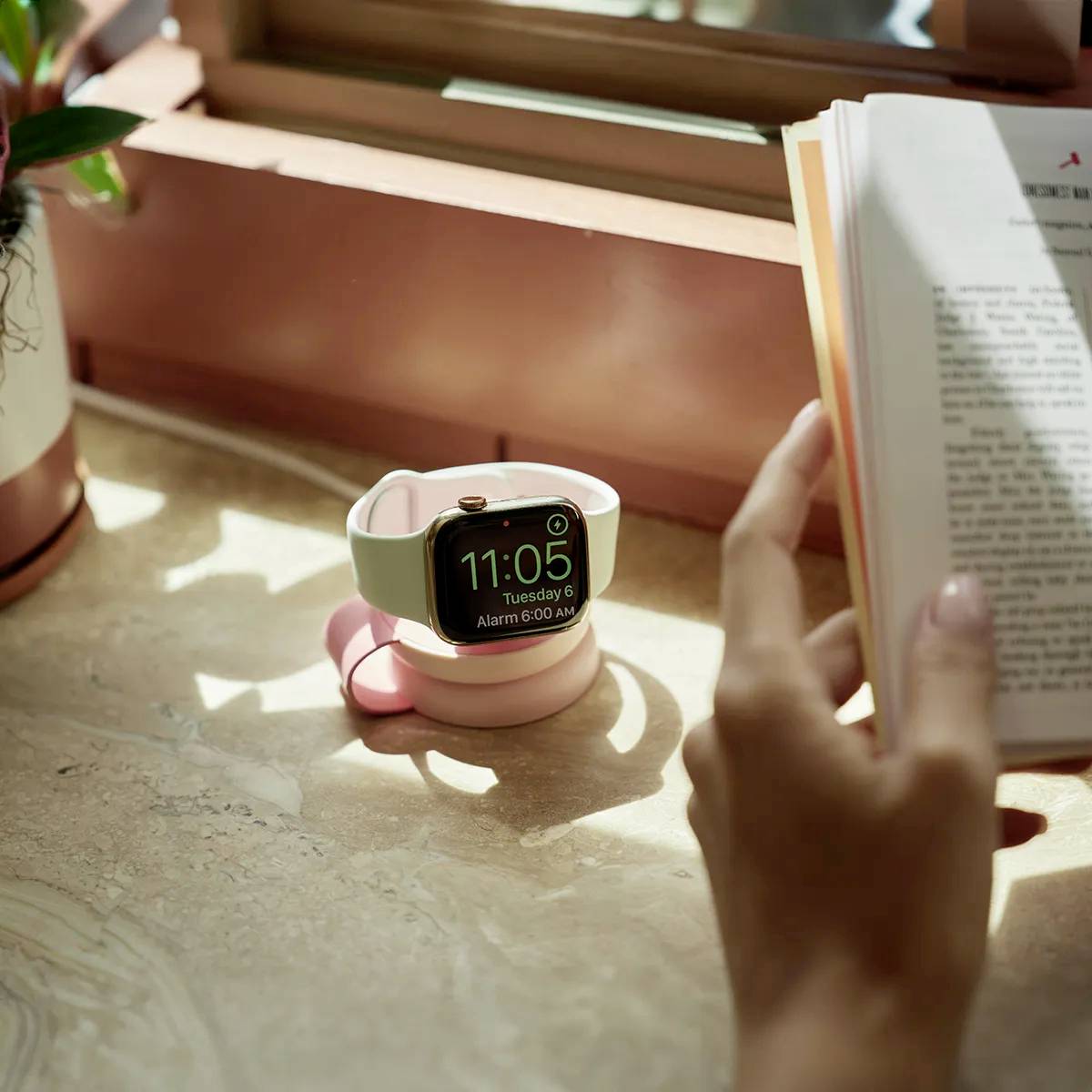 Twelve South Induktions-Ladegerät 15 W TS-2431 TS-2431 Ausgänge USB-C® Pink-14