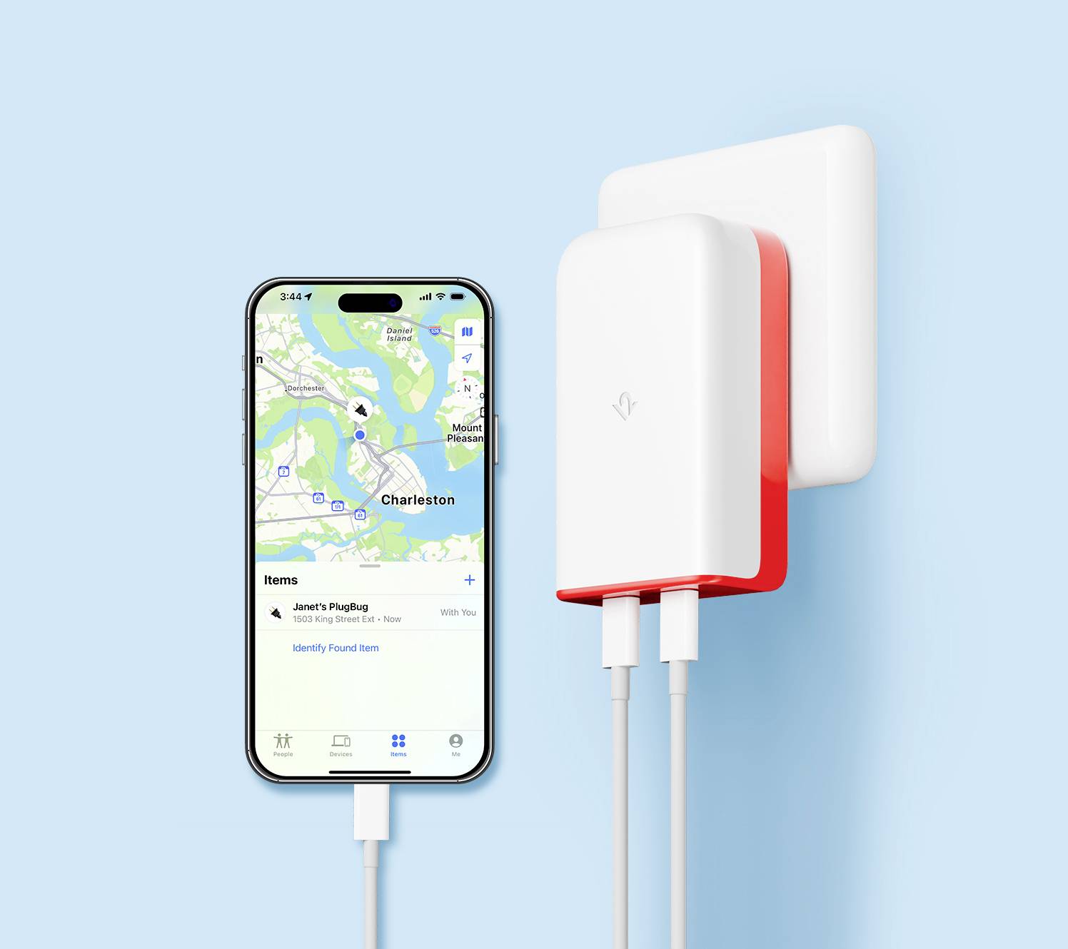 Twelve South Twelve South PlugBug 50W USB-C Wall Trav USB Ladegerät 50 W USB-C® Weiß, Rot Schnellladegerät-6