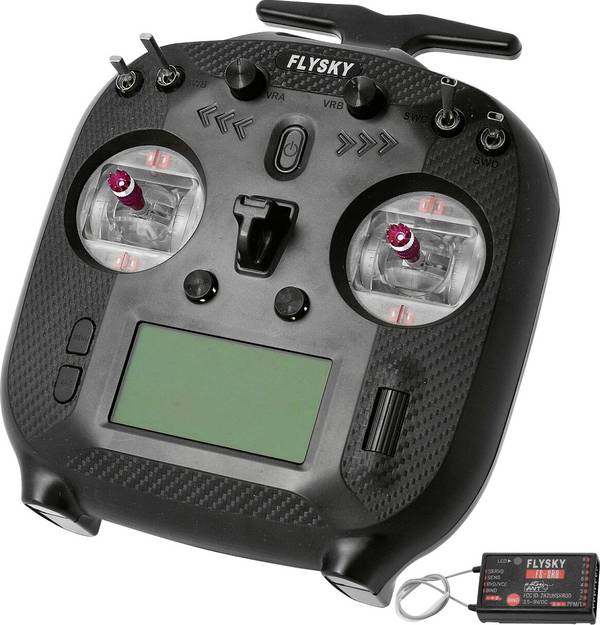 FlySky FS-ST8  Hand-Fernsteuerung 2,4 GHz Anzahl Kanäle: 10 inkl. Empfänger