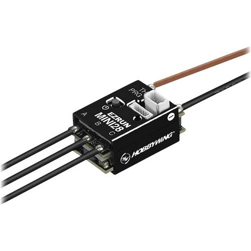 Hobbywing Ezrun MINI28 Automodell Brushless Fahrtregler Belastbarkeit (max. A): 80 A Motorlimit (Turns) num: 1626