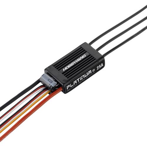 Thumbnail - Hobbywing Platinum Pro 25A V4 Flugmodell Brushless Flugregler Belastbarkeit (max. A): 40 A