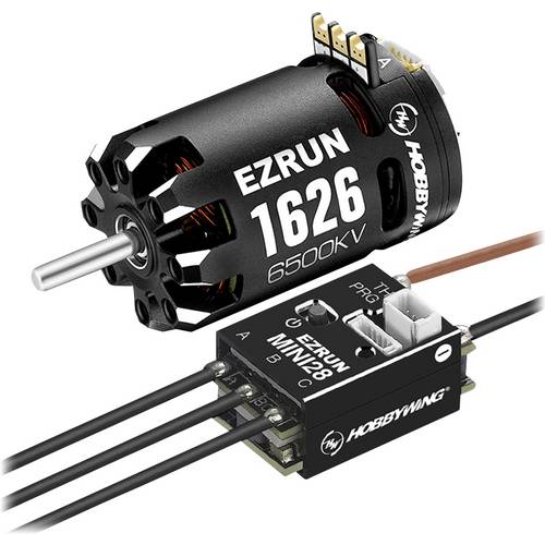 Hobbywing Mini28 Combo mit 1626SD 6500kV 38020368 Automodell Brushless Antriebsset 1:28