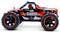 'RC Mini Dasher' ferngesteuertes Auto in bunten Farben, seitliche Ansicht. Große Reifen für Offroad-Fahren, sportliches Design.