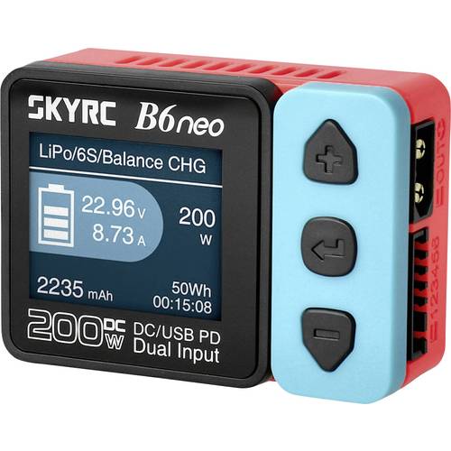 SKYRC B6neo Modellbau-Ladegerät 10 A Blei, LiFePO, LiHV, LiIon, LiPo, NiCd, NiMH