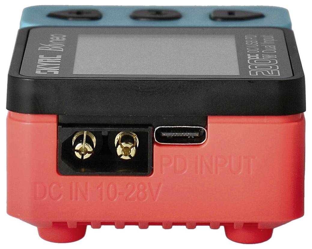 'Elektronisches Messgerät mit Anzeige und Anschlüssen für PD Input DC IN 10-28V, genutzt zur Überwachung elektrischer Parameter.'