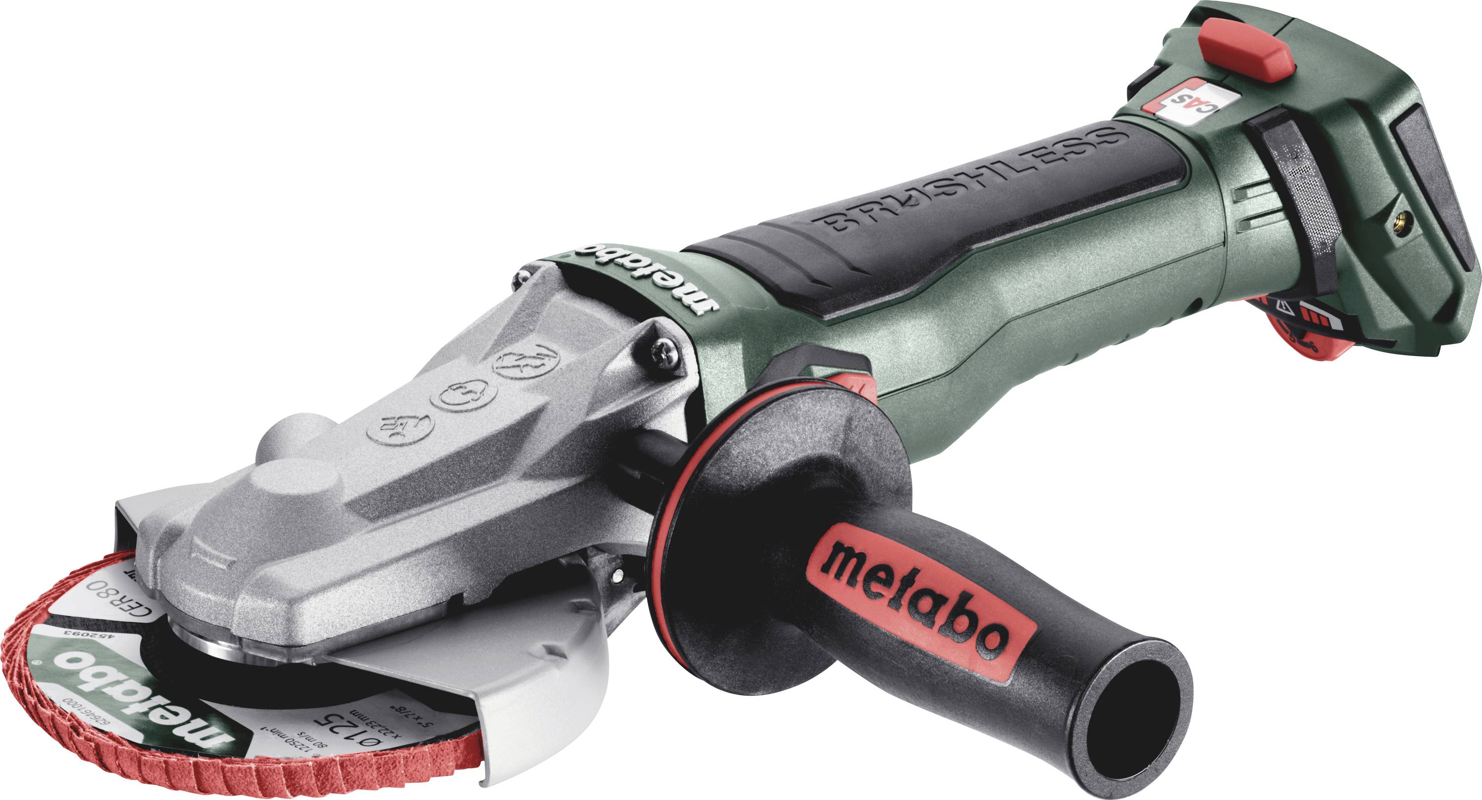 Metabo WVBF 18 LT BL 11-125 Quick 601307840 Vinkelslip batteridriven 125 mm borstfri, inkl. väska, exkl. batteri/laddare, Utan laddare