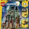 LEGO Creator Set: Gruselhaus, 3-in-1 Bausatz, ab 9 Jahren, 736 Teile. Enthält ein gruseliges Haus, Geist, Vampir und alternative Bauoptionen.