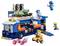 Ein LEGO Sonic the Hedgehog Set mit einem baubaren Van, drei Charakterfiguren und Zubehör. Zu den Charakteren gehören Sonic und Tails.