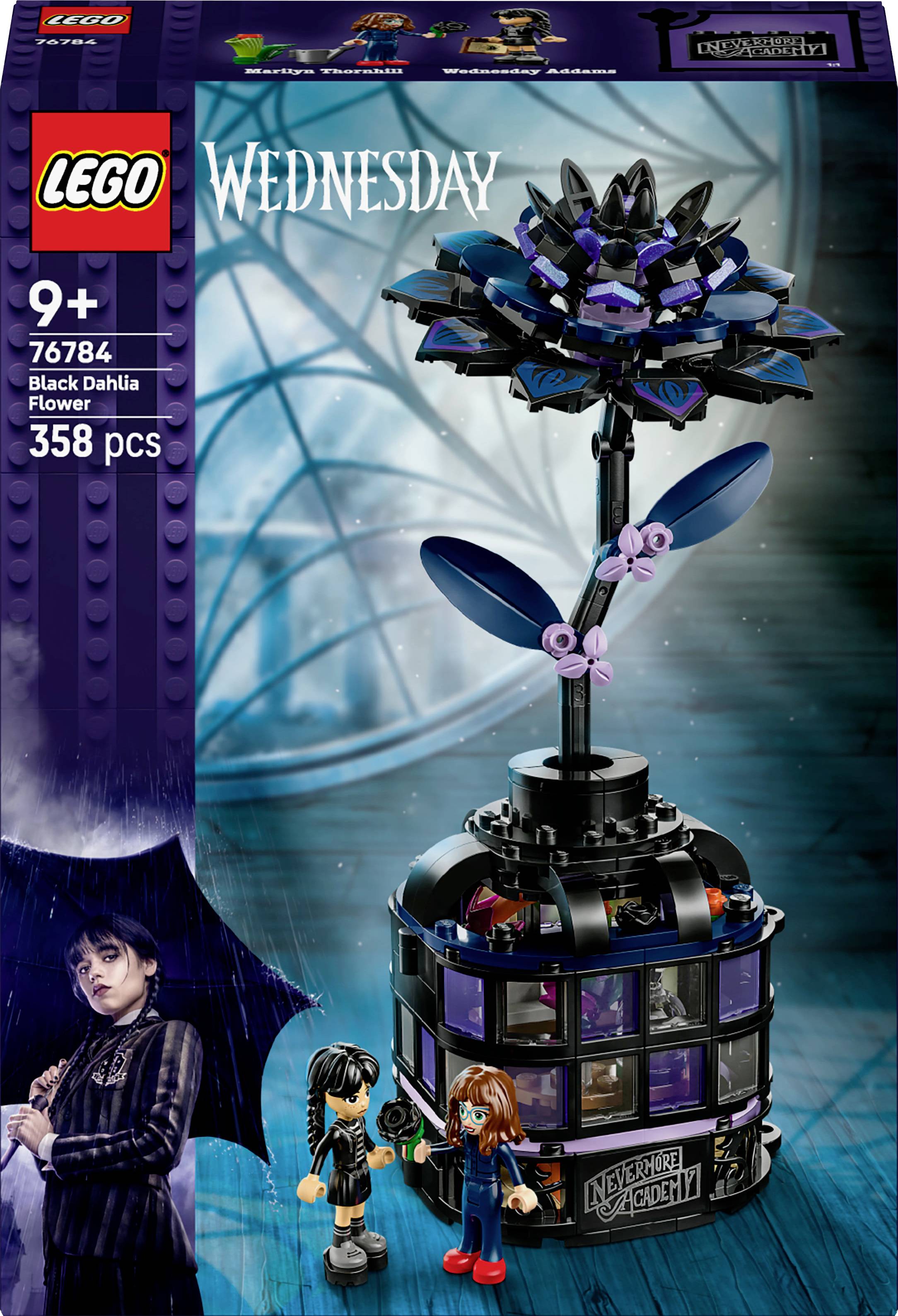 76784 LEGO® Wednesday Schwarze Dahlie