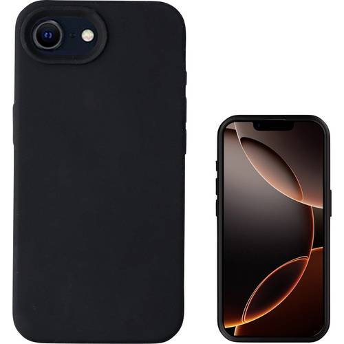 Thumbnail - 4Smarts Silikon Case Cupertino Cover Apple iPhone 16e Schwarz MagSafe kompatibel 541362