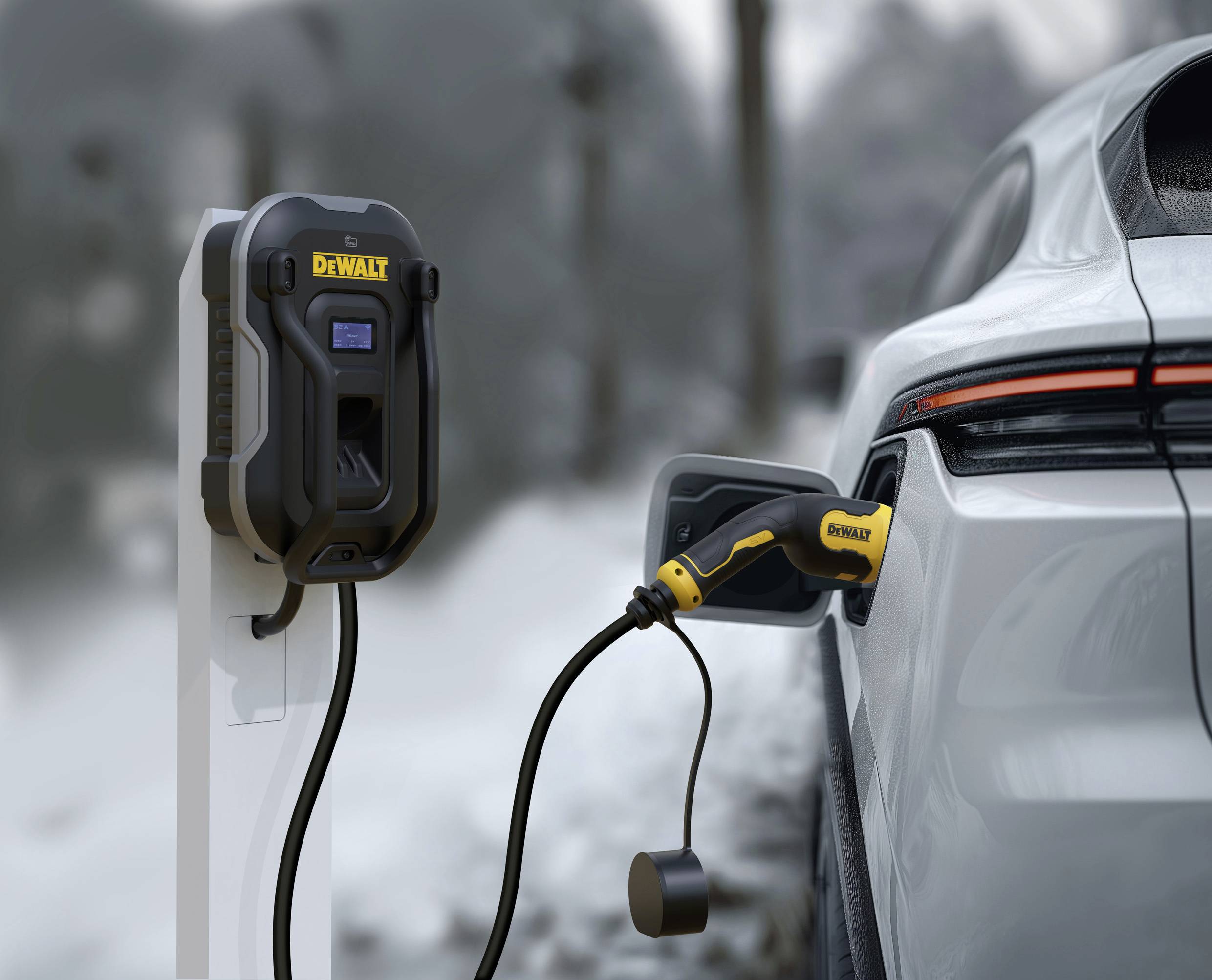 DEWALT EV200D-32W-22C Wallbox Typ 2 Mode 3 32 A 22 kW RFID, App-5
