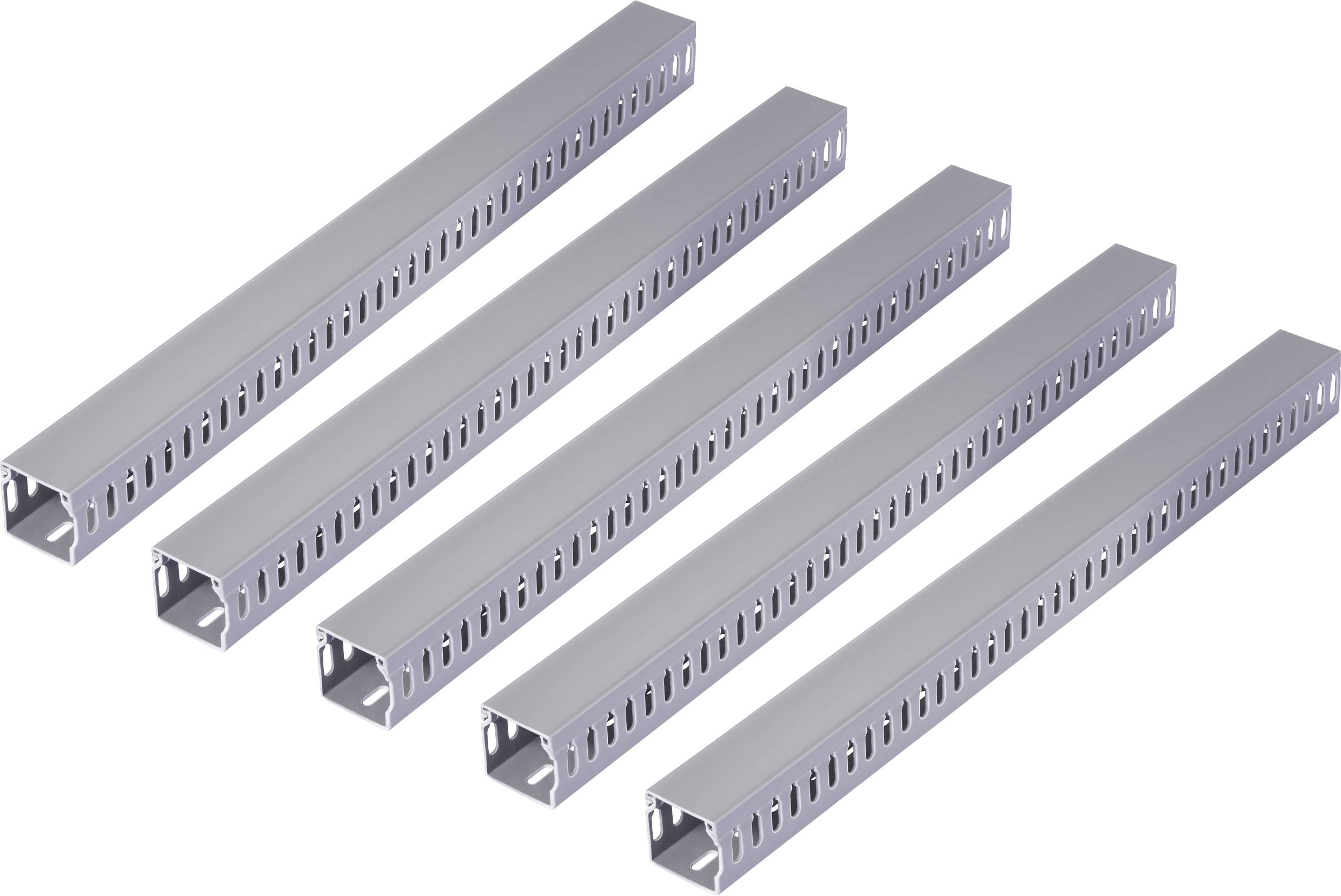 Sygonix SY-6801158 Verdrahtungskanal (L x B x H) 2000 x 25 x 25 mm 5 St. Grau