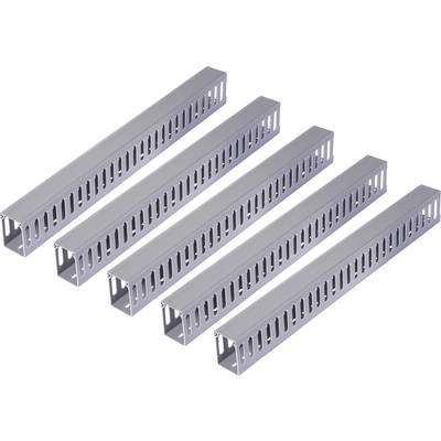 Sygonix SY-6801164 Verdrahtungskanal (L x B x H) 2000 x 40 x 60 mm 5 St. Grau-0