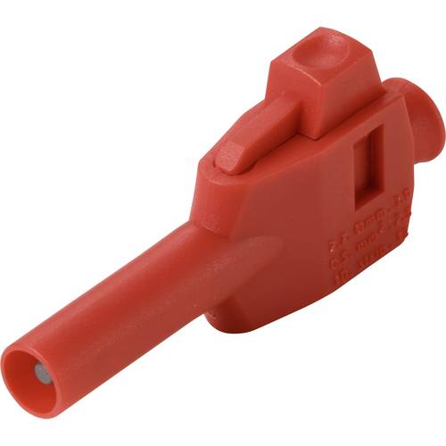 Thumbnail - VOLTCRAFT MP-4 Laborstecker mit Klemmanschluss Stecker, gerade Stift-Ø: 4 mm Rot 50 St. Box