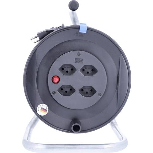 AS Schwabe 711104 Kabeltrommel 25 m Schwarz