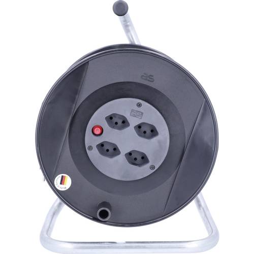 AS Schwabe 711101 Kabeltrommel 50 m Schwarz