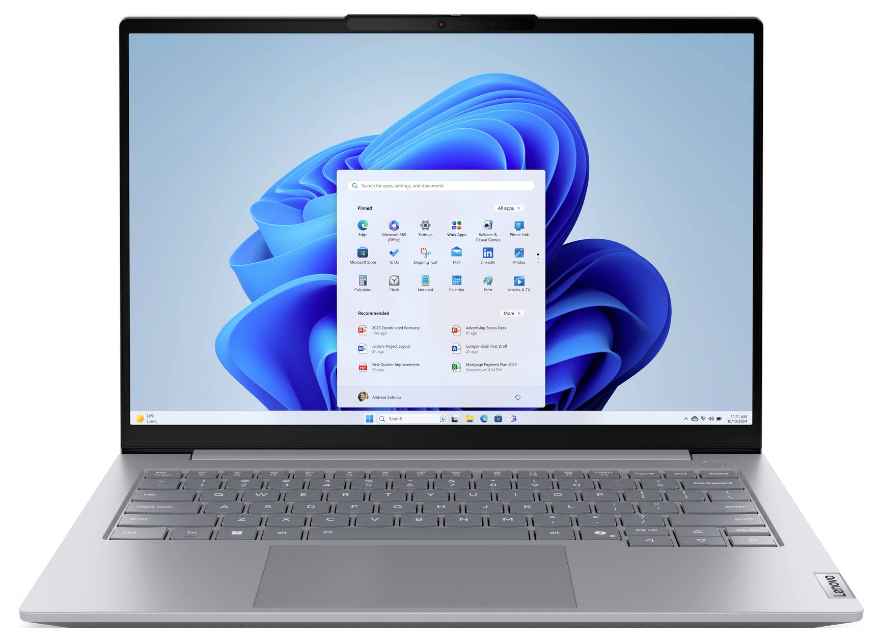 Lenovo Notebook ThinkBook 14 G8 35.6 cm (14 Zoll) WUXGA Intel® Core™ Ultra 7 (Series 2) 255H 32 GB RAM 1 TB SSD Deutsch,-2