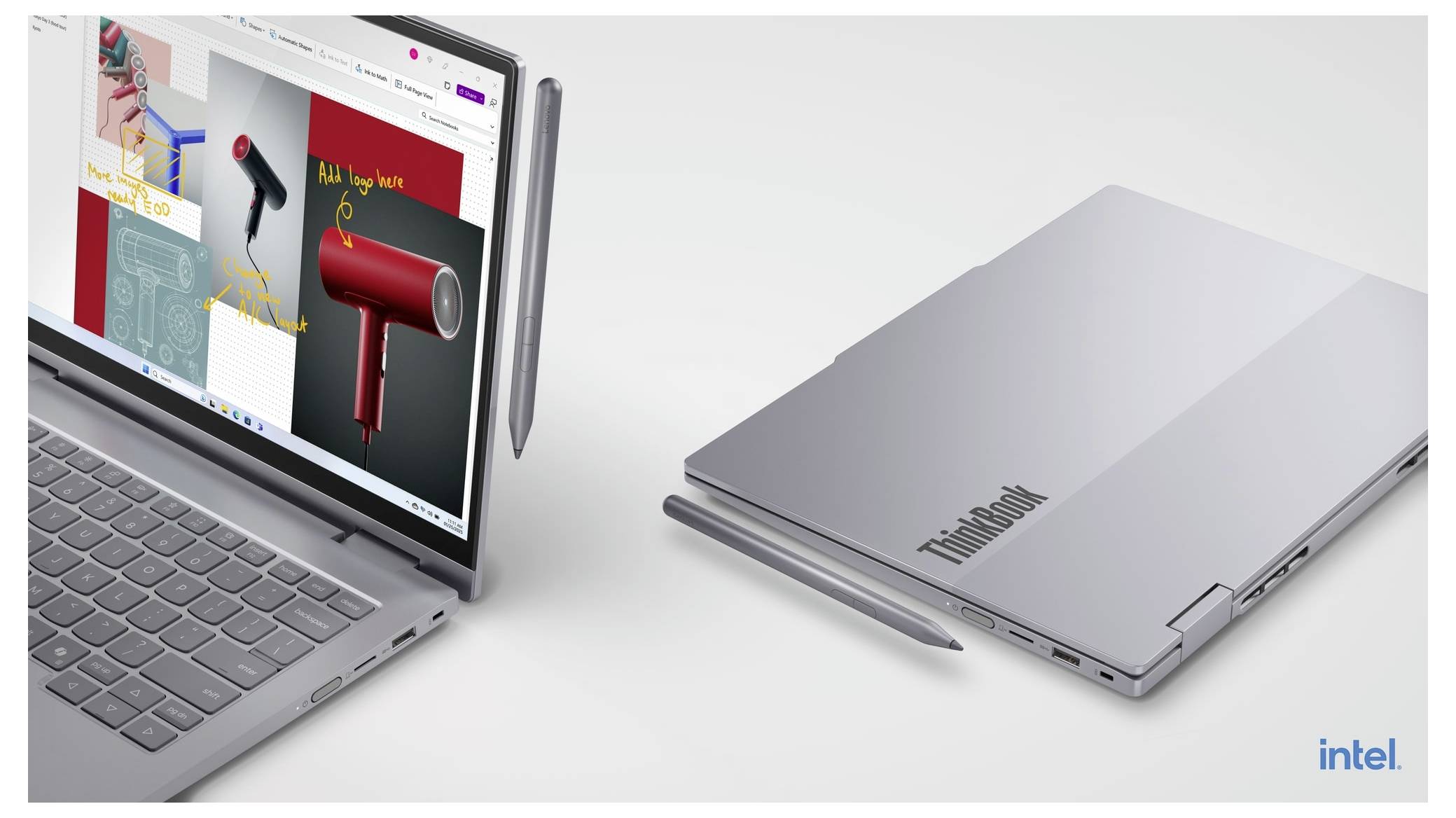 Lenovo Notebook ThinkBook 14 2-in-1 G5 35.6 cm (14 Zoll) WUXGA Intel® Core™ Ultra 7 (Series 2) 255U 32 GB RAM 1 TB SSD D-12