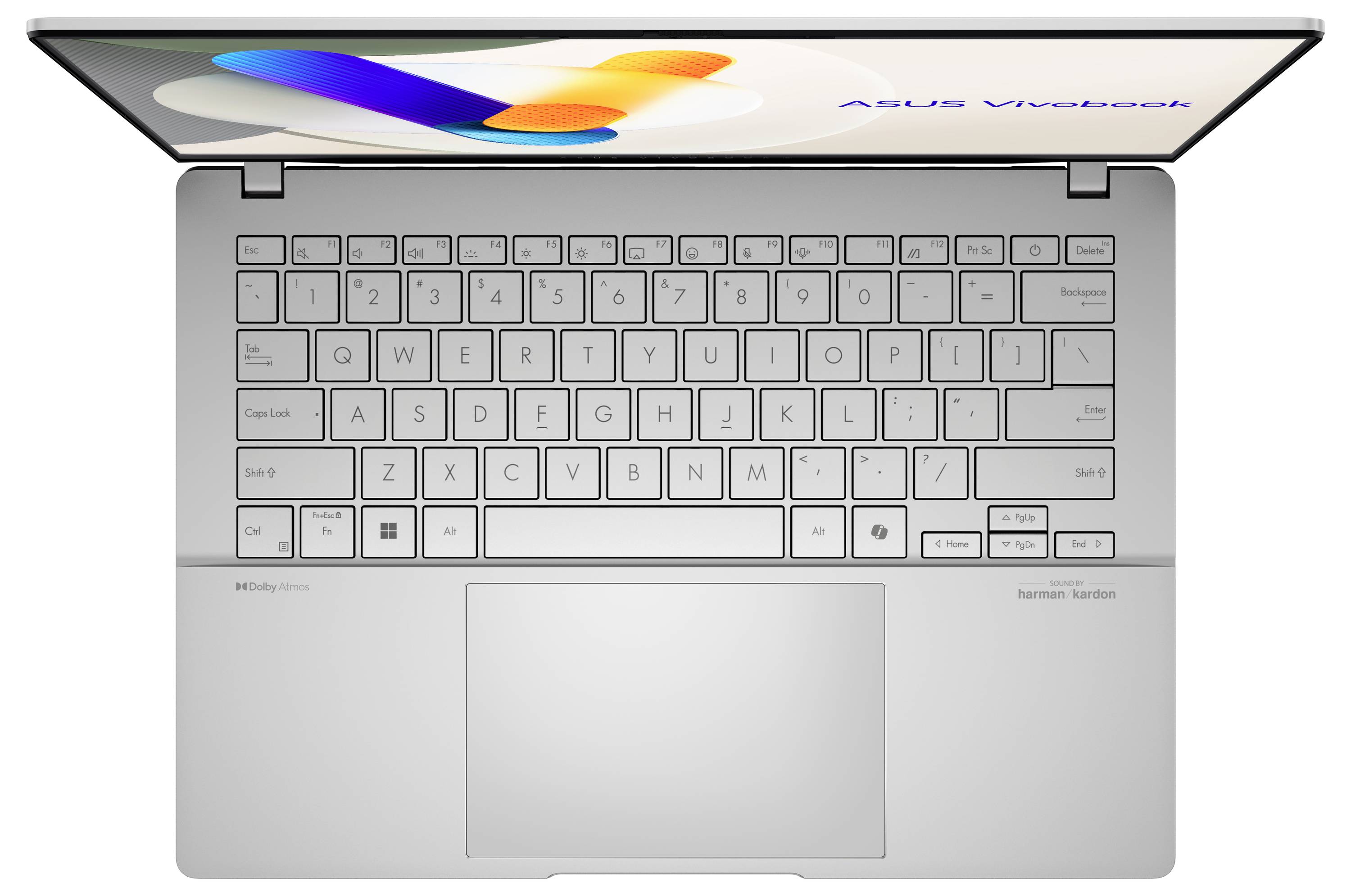 Asus Notebook 35.6 cm (14 Zoll) WQXGA+ AMD Ryzen 7 8845HS 16 GB RAM 1 TB SSD Deutsch, QWERTZ Silber 90NB1461-M00310-1
