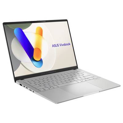 Asus Notebook 35.6 cm (14 Zoll) WQXGA+ AMD Ryzen 7 8845HS 16 GB RAM 1 TB SSD Deutsch, QWERTZ Silber 90NB1461-M00310-2